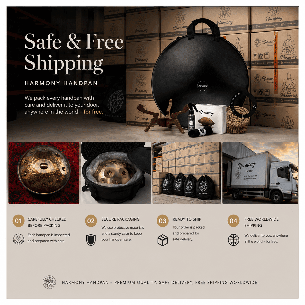 Harmony Handpan Free Shipping